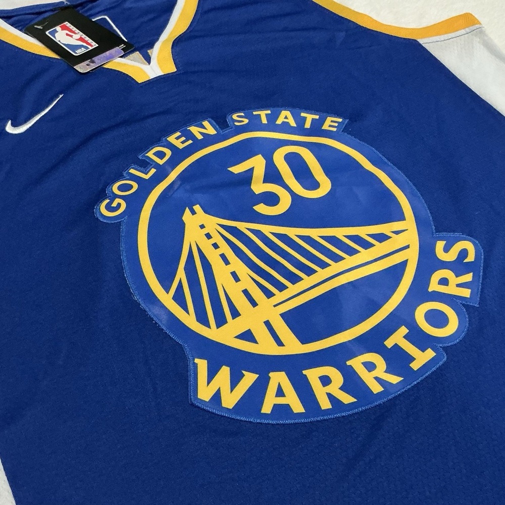 Steph Curry Golden State Warriors Swingman NBA Jersey Size 50 - Picture 7 of 11